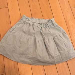 Uniqlo Light Gray A-Line Skirt